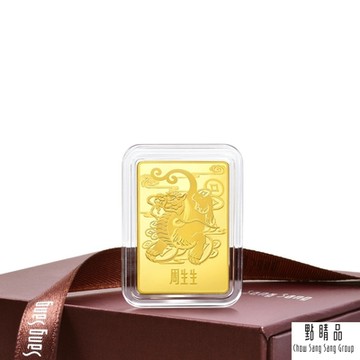 點睛品 生生金寶 招財貔貅 黃金金片 2.66錢_計價黃金(10克)