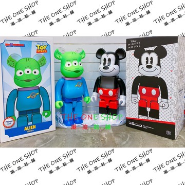 BE@RBRICK Alien TOY STORY Mickey Mouse 米奇 米老鼠 三眼怪 熊 公仔 熊公仔