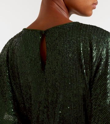 Norma Kamali Obie sequined gown