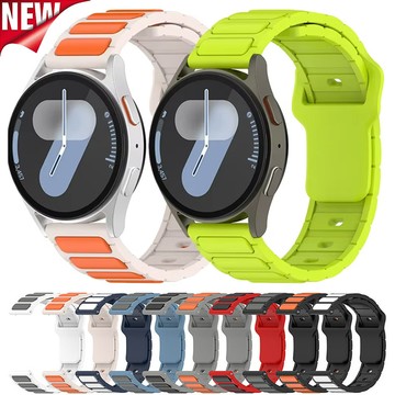 SAMSUNG 20 毫米 22 毫米錶帶適用於三星 Galaxy Watch 7/6/5/4 40 毫米 44 毫米矽