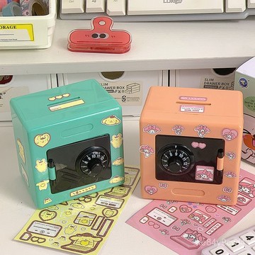 ⚡臺灣爆品⚡高顔值三麗歐存錢罐ins高顔值kt迷你版儲蓄罐學生宿捨桌麵零錢罐 2X4V