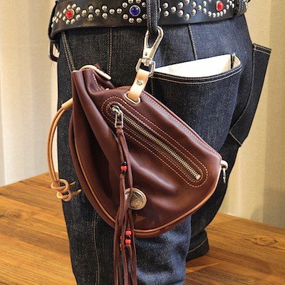 REDMOON レッドムーン バイカーズヒップバッグ RM-BBS
