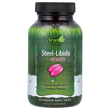 Irwin Naturals, 女性 Steel-Libido®，75 粒液體軟膠囊