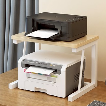 列印機置物架 打印機置物架子辦公室桌面上放針式復印機多功能雙層家用收納支架【MJ16807】