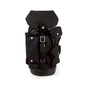 Y'S FOR MEN MAN BLACK BACKPACKS & TRAVEL BAGS