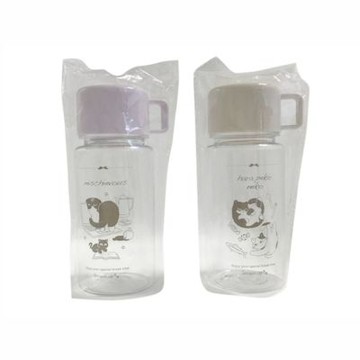 無憂貓-附杯飲料瓶 390ml(1入) (款式隨機出貨)