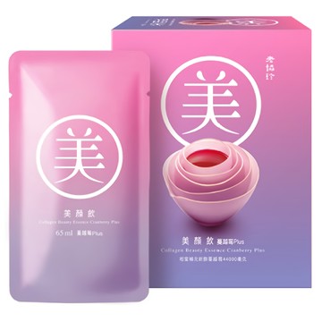 老協珍 美顏飲 蔓越莓Plus  65ml  6包  1盒