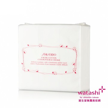 SHISEIDO 資生堂 輕柔感化妝棉 165片/1包【watashi+資生堂官方店】