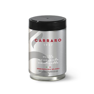 【Carraro】義大利 1927 專業義式 罐裝研磨咖啡粉 (250g)