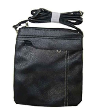 ~雪黛屋~LAOENSI 斜背包超小容量扁型主袋+外袋共五層6吋機進口輕防水防刮皮革肩斜側