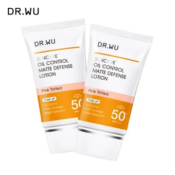 DR.WU 柔焦控油輕透防曬乳SPF50+ 35ML(2入組)-共2入