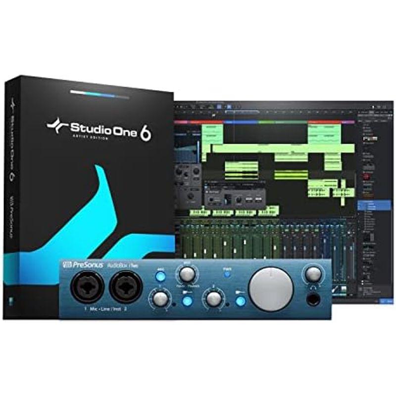 オーディオ・インターフェース PreSonus AudioBox iTwo USB iPadオーディオ・インターフェース 24Bit 96kHz 2入力 2出力 Stud