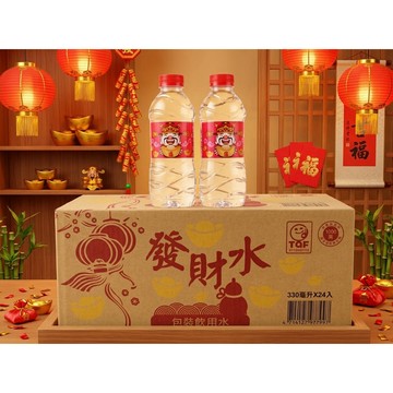 埔里520竹炭礦泉水 / 發財水330ml(24入/箱）蝦皮宅配限1箱、新竹物流限2箱