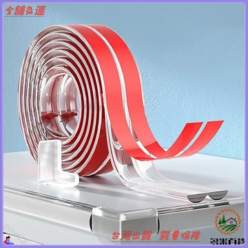 W型透明防撞條 幼兒園牆角自粘保護 寶寶防磕碰 茶几桌角包邊條 可開發票 免運費 防撞貼 安全防護 兒童居家安全