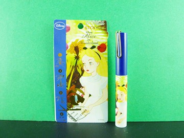 【震撼精品百貨】公主 系列Princess 攜帶型剪刀-愛麗絲圖案-深藍色 震撼日式精品百貨