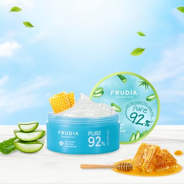 【任3件399】FRUDIA 友肌舒果 蘆薈舒緩保濕凝凍