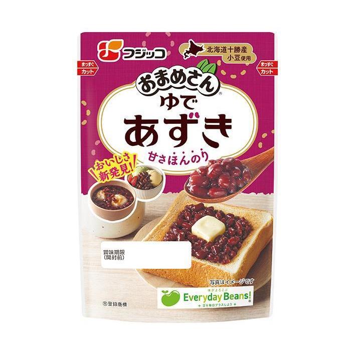 フジッコ おまめさん ゆであずき 150g×10袋入×(2ケース)｜ 送料無料