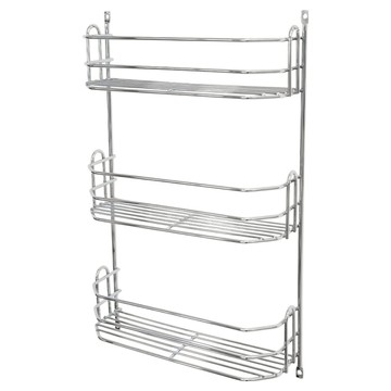 CAXXA 凱撒 不銹鋼鎖壁式廚房收納調味罐架  1個  銀色