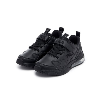 FILA KIDS 大童氣墊慢跑運動鞋-黑 3-J401Z-000