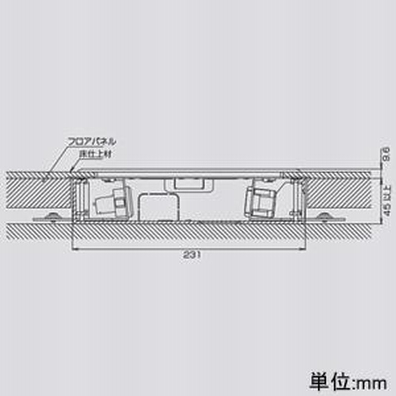 TERADAスマートコンセントボックス ボックス+プレート マルチタイプ SRRシリーズ フリーアクセスフロア用 シルバーメタリック SRR101SM  | LINEブランドカタログ