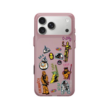 iPhone 17 Pro Max Clear (相機按鈕) 晶醺玫 - 迪士尼-星際大戰 Star Wars - 星際大戰 – 貼紙混合