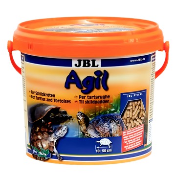JBL 珍寶 德國原裝烏龜高蛋白主食飼料手提瓶 Agil  2.5L  1桶