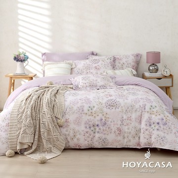 HOYACASA 抗菌天絲兩用被床包組｜思若柔情｜(雙人/加大)