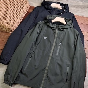 歐美牛貨！防風防水！客供面料！秋冬男士戶外連帽沖鋒衣夾克外套