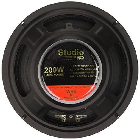 Pyramid WH8 8-Inch 200 Watt High Power Paper Cone Ohm Subwoofer by Pyramid