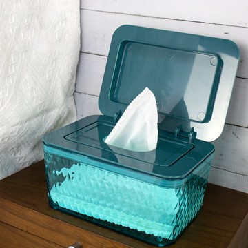 洛陽牡丹 AMZ 濕巾盒大容量抽取式家用幹濕紙巾盒密封防塵收納盒子