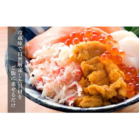 ふるさと納税 北海道といえば！海鮮丼の具 60g×4個セット 北海道千歳市