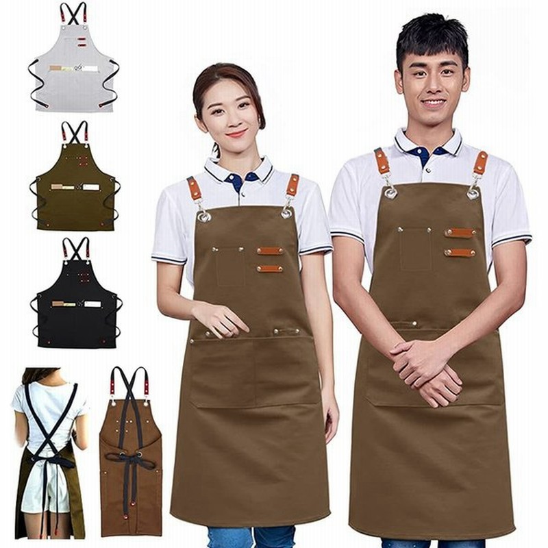 エプロン メンズ おしゃれ 美容師 女性用 カフェエプロン キャンバス ポケット多め カフェ風 防水 シンプル 前掛け 保育士 H型 動きやすい フリ 通販 Lineポイント最大0 5 Get Lineショッピング
