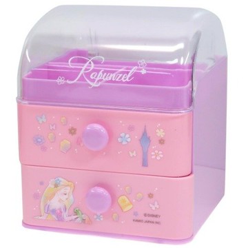 【震撼精品百貨】長髮奇緣樂佩公主 Rapunzel 日本迪士尼Disney 圓頂雙層桌上型置物盒#54468 震撼日式精品百貨