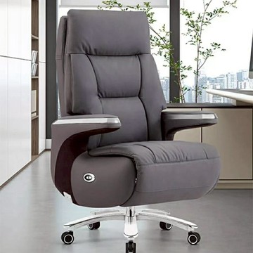工廠現貨 電動老板椅現代真皮辦公椅家用椅可躺電腦椅書房午休多功能大班椅487-LPS 保售後 台灣公司