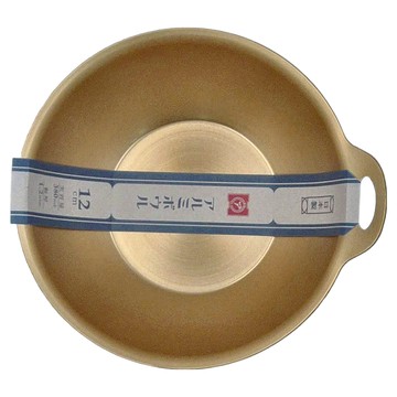 hokua 北陸 小伝具 金色鋁製 單耳調理碗 日本製  70g 400ml  12 x 5.1cm  1個