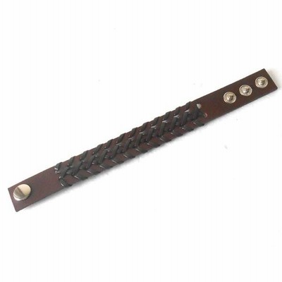 ブラウン レザー ブレスレット バングル アクセサリー レディース メンズ h-bl547