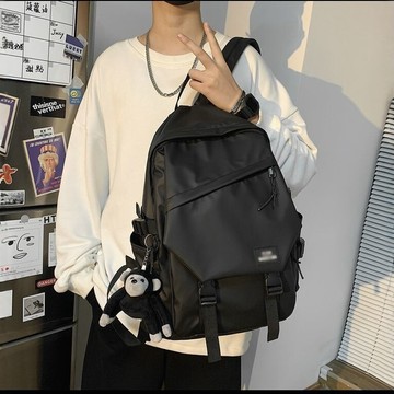 2025新款簡約雙肩包男女通勤旅行大容量電腦揹包韓版ins風學生書