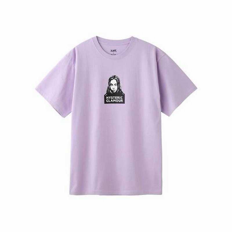 エックスガール X-girl × HYSTERIC GLAMOUR FACE S/S TEE ヒステリック