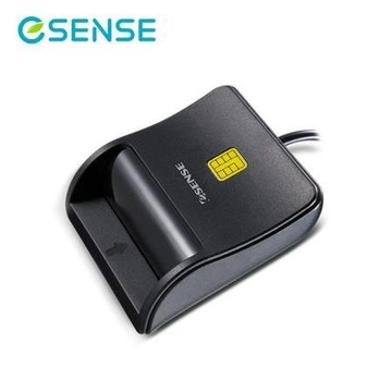 逸盛Esense CR5 ATM智慧晶片讀卡機/17-SCR515BK/黑