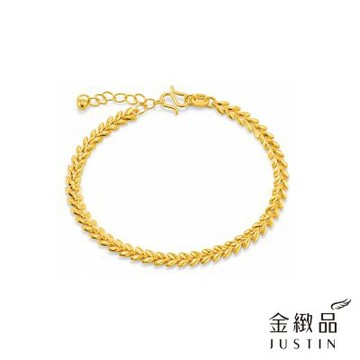 金緻品 黃金手鍊 稻穗鍊 1.12錢 5G工藝