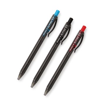 Alpine 按壓式原子筆 0.5mm (12支)