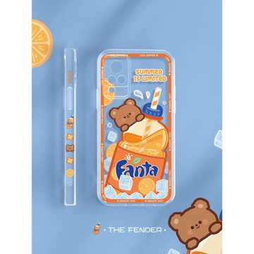 芬達小熊適用vivos9手機殼vivos7新款透明s6網紅保護套女款軟硅膠可愛個性創意卡通可愛ins風超薄鏡頭全包防