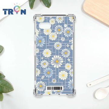 TRON GOOGLE Pixel 6A 方格小雛菊花朵 四角防摔載具殼 軟殼 手機殼