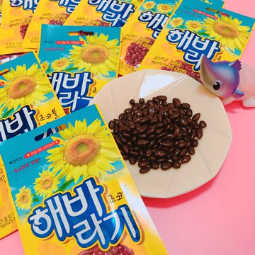 4月新品正韓韓國lotte樂天向日葵種子巧克力豆超香超好吃韓國巧克力葵花子巧克力 舊 蝦皮購物 Line購物