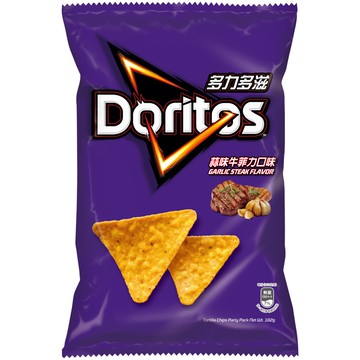 [家速配]多力多滋蒜味牛菲力口味玉米片102g