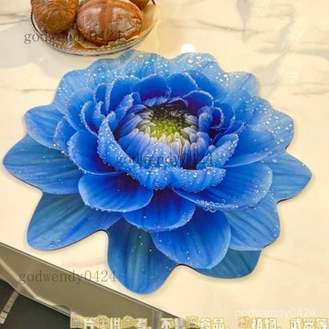 軟式珪藻土地墊 廚房吸水墊 地墊廚房 吸水防油防滑速乾 3D異形硅藻泥 吸水防滑浴室衛生間廚房玄關家用花朵地墊桌墊 吸水