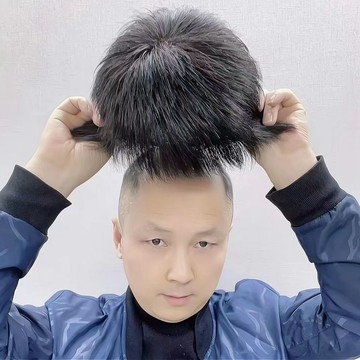 ⚡️好物優選⚡️假髮男全頭套式中老年短髮遮蓋白髮光頭真發逼真自然男士假髮透氣