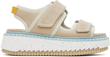 Chloé 驼色 Lilli 凉鞋