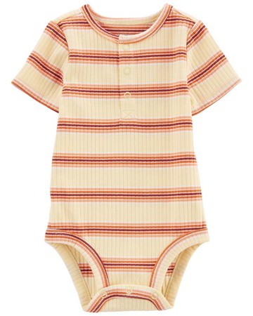 Baby Yellow Striped Bodysuit