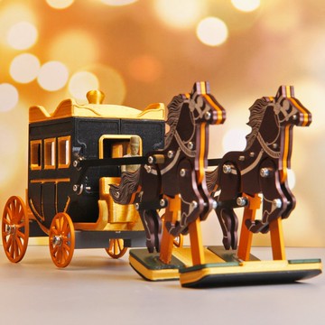 【航太邊角料再造】皇家宮廷-自走馬車